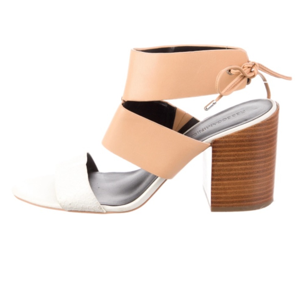 Rebecca minkoff heels colorblock sz 9.5